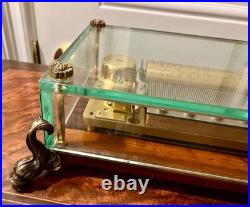 WEBBER COLLECTION Reuge 3/144 Sublime Harmony Cylinder Music Box, Mint LISTEN WEBBER COLLECTION Reuge 3/144 Sublime Harmony Cylinder Music Box, Mint LISTEN