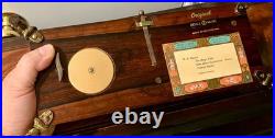 WEBBER COLLECTION Reuge 3/144 Sublime Harmony Cylinder Music Box, Mint LISTEN WEBBER COLLECTION Reuge 3/144 Sublime Harmony Cylinder Music Box, Mint LISTEN
