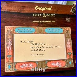 WEBBER COLLECTION Reuge 3/144 Sublime Harmony Cylinder Music Box, Mint LISTEN WEBBER COLLECTION Reuge 3/144 Sublime Harmony Cylinder Music Box, Mint LISTEN