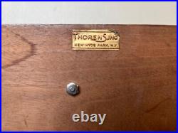 WIND-UP MUSIC BOX with 11 4.5 DISCs Swiss Made for THORENS INC New Hyde Park NY