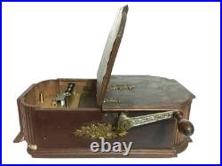 WORKING Kalliope 1890 GLORIOSA GERMAN CHRISTMAS TREE STAND MUSIC BOX