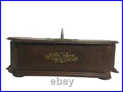 WORKING Kalliope 1890 GLORIOSA GERMAN CHRISTMAS TREE STAND MUSIC BOX