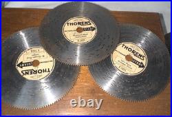 WORKING Thorens Swiss Music Box Wood Case Vintage 11 Discs Included Collectible