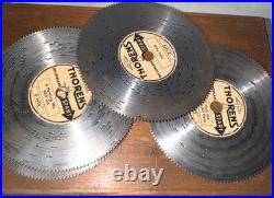 WORKING Thorens Swiss Music Box Wood Case Vintage 11 Discs Included Collectible