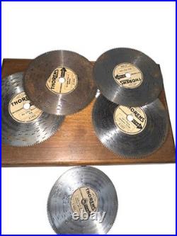 WORKING Thorens Swiss Music Box Wood Case Vintage 11 Discs Included Collectible