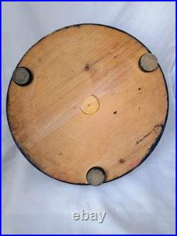 WORKS Antique German Musical Rotating Spinning Christmas Tree Cast Iron Stand 11