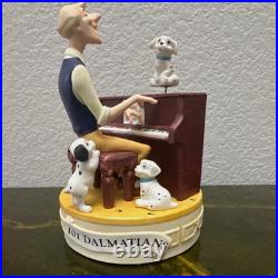 Walt Disney Art Artists Musical Memories 101 Dalmatians Music Box Figurine