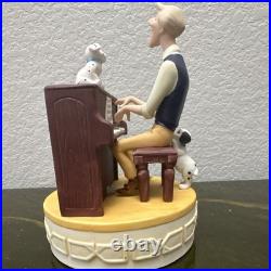 Walt Disney Art Artists Musical Memories 101 Dalmatians Music Box Figurine
