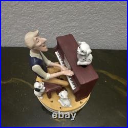 Walt Disney Art Artists Musical Memories 101 Dalmatians Music Box Figurine