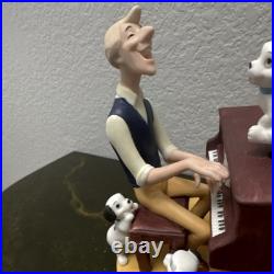 Walt Disney Art Artists Musical Memories 101 Dalmatians Music Box Figurine