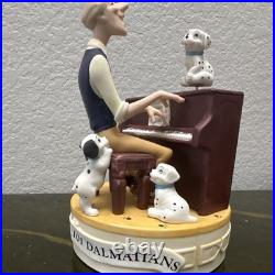Walt Disney Art Artists Musical Memories 101 Dalmatians Music Box Figurine
