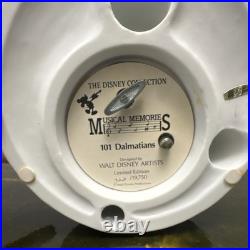 Walt Disney Art Artists Musical Memories 101 Dalmatians Music Box Figurine