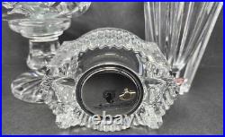 Waterford Crystal Alana Hurricane Lamp, Cats Music Box, Orrefors Vase Waterford Crystal Alana Hurricane Lamp, Cats Music Box, Orrefors Vase