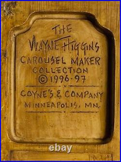 Wayne Higgins Carousel Maker WH1003 The Master Carver & Hippocampus 102 of 5000