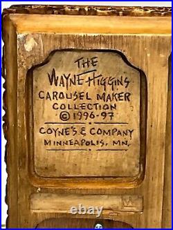 Wayne Higgins Carousel Maker WH1003 The Master Carver & Hippocampus 666 of 5000