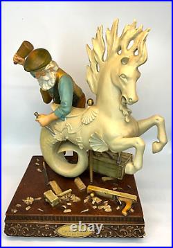 Wayne Higgins Carousel Maker WH1003 The Master Carver & Hippocampus 666 of 5000