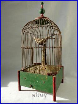 Whistler Bird Cage Music Box Roullet Decamps Automaton Toy Napoleon III Antique