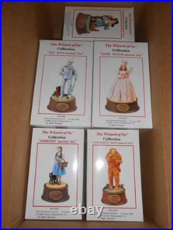 Wizard Of OZ Collection Musical Boxes (1996) Lot of 5