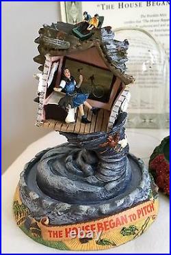 Wizard Of Oz Original 6 Limited Edition Music Box Domed Sculpture Franklin Mint