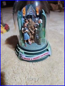 Wizard Of Oz Original 6 Limited Edition Music Box Domed Sculpture Franklin Mint