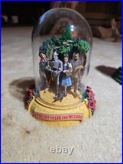 Wizard Of Oz Original 6 Limited Edition Music Box Domed Sculpture Franklin Mint