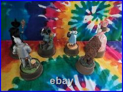 Wizard of Oz Music Boxes by Dave Grossman Collection of 6 -COMPLETE SET With BOXES