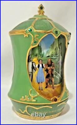 Wizard of Oz Porcelain Music Box Numbered Ardleigh Elliott Revolving Heirloom