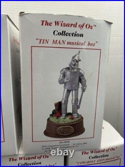 Wizard of Oz Vintage Music Boxes Dorthy Lion Tin Man Scarecrow Etc Dave Grossma