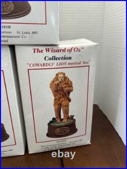 Wizard of Oz Vintage Music Boxes Dorthy Lion Tin Man Scarecrow Etc Dave Grossma