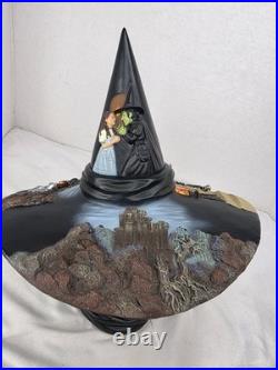 Wizard of Oz Wicked Witch of the West Hat Snow Globe San Francisco Music Box