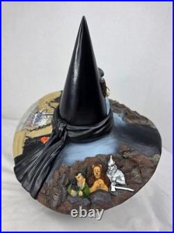 Wizard of Oz Wicked Witch of the West Hat Snow Globe San Francisco Music Box