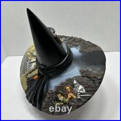 Wizard of Oz Wicked Witch of the West Hat Snow Globe San Francisco Music Box