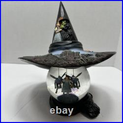 Wizard of Oz Wicked Witch of the West Hat Snow Globe San Francisco Music Box