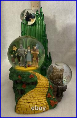 Wizard of Oz Yellow Brick Road Emerald City Music Box Snow Globe Westland #1820