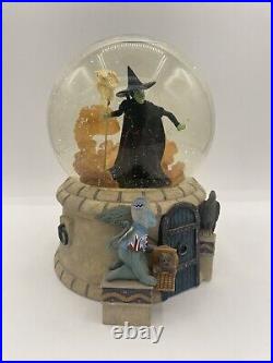 Wizard of oz snow globe music box Wicked Witch Of West, Very Rare Vintage 2000's