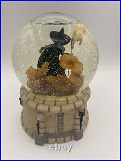 Wizard of oz snow globe music box Wicked Witch Of West, Very Rare Vintage 2000's