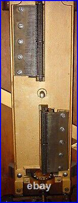 Wonderful antique Symphonian upright disc music box-15921