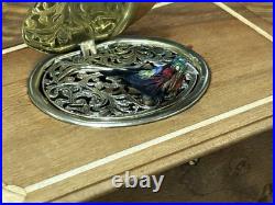 Wood Case Singing Bird Box Beautiful Working Condition Karl Griesbaum Guaranteed