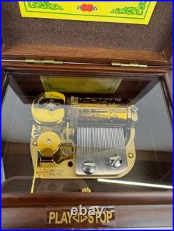 Wooden Music Box with 30 Note Metal Movement Mechanism Musical Box Gift (Canon)