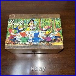 Working Snow White Snuffbox Music Box 2 Melodies Lindt Branded Swiss Made